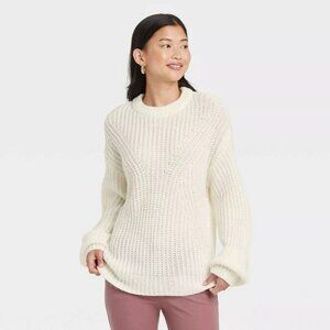 A New Day Ribbed Knit Pullover Sweater